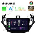 CarPlay Für Opel Corsa E 2015-2019 Adam Android 14 Autoradio GPS Navi SWC 2+32G