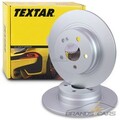 TEXTAR 2x BREMSSCHEIBE Ø300 HINTEN FÜR MERCEDES BENZ C-KLASSE W204 E-KLASSE C207