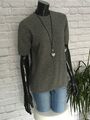 Damen Pulli Pullover fein Strick kurzarm viel Farben basic Lammwolle 40/42 42/44