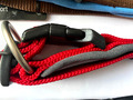 Professional Comfort Hundehalsband  Neoprenunterlage cayenne grau 50-55cm x 35mm