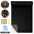 40x80cm Tafelfolie Selbstklebend Kreidefolie Schwarz Beschriftbar Magnetfolie