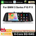 10.25" 8-Kern Navi Android 14 CarPlay Autoradio WiFi DSP Für BMW 5er F10/F11 CIC
