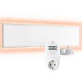 VIESTA® Infrarot Wandheizung mit Thermostat [INKL. TH12 THERMOSTAT–120x30cm-360W