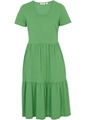 Shirtkleid mit Strukturmuster Gr. 40/42 Mattmoos Sommerkleid Freizeit-Kleid Neu
