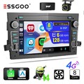 DAB Für Opel Corsa C/D Zafira B Astra G H Android14 6+128G Carplay Autoradio GPS
