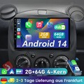 2+64GB Android 14 Carplay Für Mazda 2 2007-2013 Autoradio GPS NAVI BT DAB+ LTE