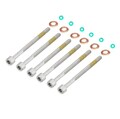 6 x Dichtungsset Dehnschrauben für CR Injektor Mercedes Benz V6 OM642