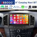 Android 14 DAB+ Autoradio 4+64G Carplay GPS BT Für Opel Insignia A 2008-2012 KAM