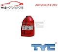RÜCKLEUCHTE HECKLEUCHTE LINKS TYC 11-6112-11-2 P FÜR HYUNDAI TUCSON 2L,2.7L