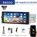 Apple Carplay Autoradio 1 DIN Android 13 32G GPS Navi RDS Bluetooth WIFI +Kamera