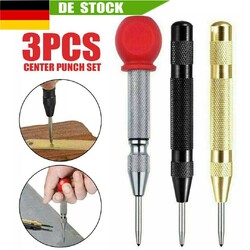 3X Körner Automatik Selbstschlagender Spitz Automatischer-Ankörner Punch Set DE