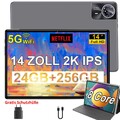 2025 Neueste Tablet 24GB RAM 256GB ROM 14 Zoll Android15 Tablet SIM2 LTE 5G WiFi