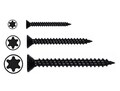 Holzschrauben - Spanplattenschrauben -Edelstahl Schwarz TORX  3 - 4 - 5 mm 👍
