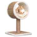  Katzen Kratzbaum Tunnel Spielzeug 56cm Seegras Katzenbaum Kletterbaum vidaXL