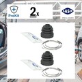 2x ORIGINAL® Sasic Faltenbalgsatz, Antriebswelle für VW Golf V Passat Variant