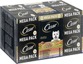 CESAR® Schale Multipack Landragout 4 Varietäten 24x150g Nassfutter Hund