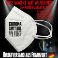 FFP2 Atemschutzmaske Mundschutz Maske Zertifiziert CE 2163 Can't Kill My Vibes