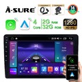 DAB+ Für Toyota Auris E15 2006-2012 Carplay Android 14 Autoradio GPS WIFI 2+32G