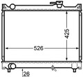 MAHLE ORIGINAL CR 747 000S Kühler Wasserkühler Motorkühler