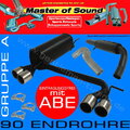 MASTER OF SOUND DUPLEX SPORTAUSPUFF für VW UP! 1.0l 44/55 kW