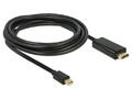 10x Anschlusskabel mini DisplayPort 1.1 Stecker an HDMI A Stecker, schwarz, 3m, 