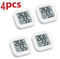 4x Digital Hygrometer Mini Thermometer Luftfeuchtigkeit Temperaturmesser Slim ~
