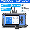 TOPDON AD600 Profi Auto OBD2 Diagnosegerät KFZ Scanner 8 Funktionen Reset TPMS