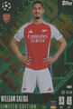 Topps Match Attax Champions League 2024-25 LE4  Limited Edition  William Saliba
