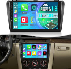 Für Mazda 3 2004-2009 BK Autoradio 8G+128G Carplay Android 13 GPS WIFI DSP 8Kern