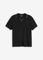 Neu Kurzarm - Poloshirt Gr. 48/50 (M) Schwarz Herrenshirt Baumwoll-Hemd