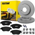 TEXTAR BREMSSCHEIBEN 283mm + BELÄGE VORNE für PEUGEOT 206 207 307 PARTNER