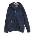 CAMP DAVID Softshell Jacke Herren gr. XXL Blau Logo Herrenjacke mit Kapuze 2XL