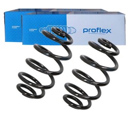 2X PROFLEX FAHRWERKSFEDERN HINTEN PASSEND FÜR OPEL VECTRA LINKS+RECHTS |