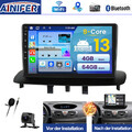 8Kern 4+64GB Für Renault Megane 3 2008-2014 CarPlay Android13 Autoradio GPS NAVI