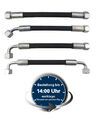 Hydraulikschlauch 3/8 Zoll BSP-Gewinde NW10/2 DKR DKR IG SW22 Anschlüsse wählbar