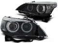 Xenon Scheinwerfer CCFL Angel Eyes für BMW 5er E60 E61 03-04 Schwarz