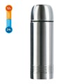 EMSA 618101600 Senator Isolierflasche Silber