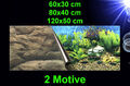 Aquarium Deko 2-seitige !!🍀 RÜCKWANDFOLIE 🍀 Fotorückwand Hintergrund Zubehör