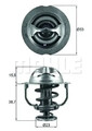 Thermostat TX 200 90D MAHLE für VW BEETLE JETTA IV BEETLE Cabriolet