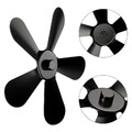 Stromloser Kaminofen Ventilator Stove Fan Für 5 Flügel Gebläse Kaminrohr Lüfter