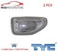 BLINKER BLINKLICHT BLINKLEUCHTE TYC 18-0787-01-2 2PCS I FÜR DACIA LOGAN II