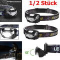 1/2 60000LM LED Stirnlampe Scheinwerfer Super Hell Kopflampe USB Wiederaufladbar