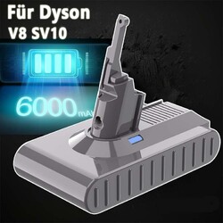 9000mAh Akku + Filter Für Dyson V6 V8 V10 Absolute Professional Staubsauger Akku