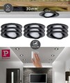 Paulmann Einbauleuchte LED Nova Coin 9er Set 9x6W Ip23 Schwarz Matt 3 Step Dim