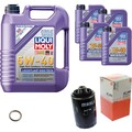 MAHLE Ölfilter 9 L LIQUI MOLY 5W-40 High Tech für Audi A3 1.8 TFSI 2.0 A4 Avant