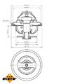 NRF 725091 Thermostat, Kühlmittel für BMW LAND ROVER OPEL