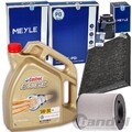 MEYLE FILTERSET+CASTROL 5W30 ÖL für 1.4 TFSI TSI VW POLO 6R FABIA 2 AUDI A1