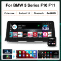 DAB+ Autoradio Für BMW 5 Series F10 F11 CIC 12,3'' Android GPS CarPlay Radio SWC