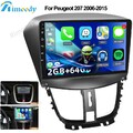 9'' Android 15 Autoradio 2+64GB Carplay Für Peugeot 207 2006-2015 GPS Navi DSP