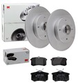 NK BREMSSCHEIBEN + BELÄGE HINTEN passend für PEUGEOT 208 207 2008 CITROEN C3